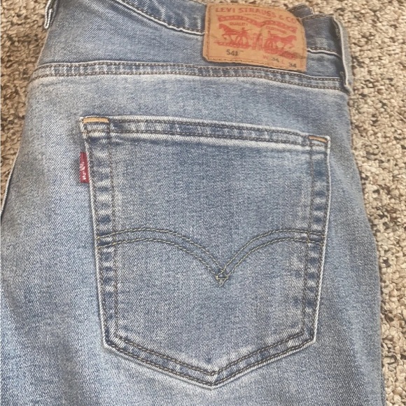 Mens Levi Strauss 541 Blue Jeans, 34 X 34 - Picture 6 of 7